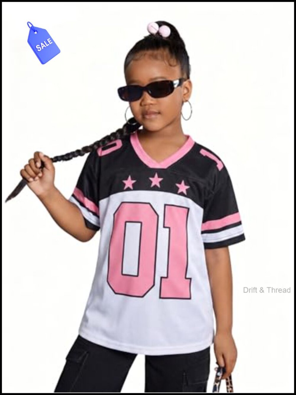 Girls Boys Kids Soccer Jersey Mesh V Neck Short Sleeve Sport Tee